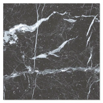 Marmor Klinker <strong>Marquina</strong>  Sort Mat 20x20 cm